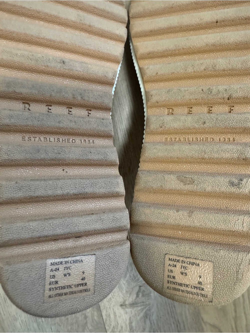 The Reef Water Vista Higher Women's Platform Sandals in Cloud Sz. 9 - Picture 12 of 14